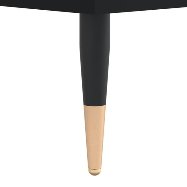 Vinylskab 100x38x48 cm konstrueret træ sort - Pladespillerskab - Pladespillerskabe - Home & Living