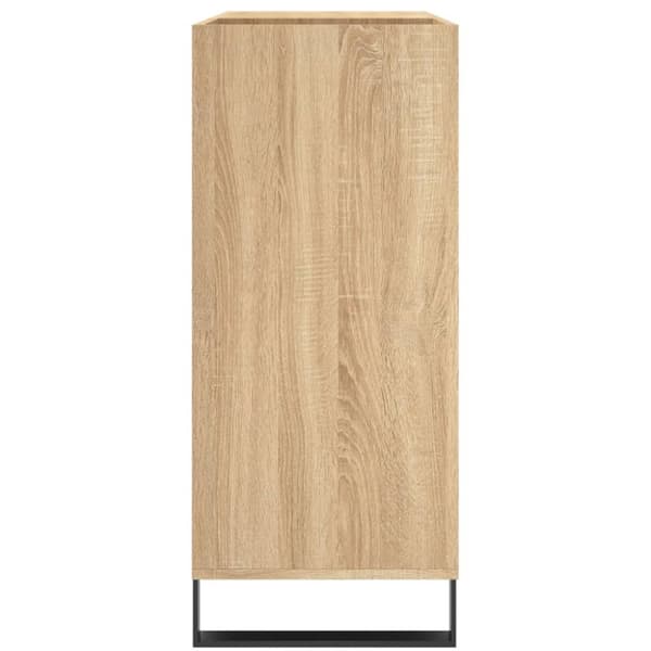 LP-levyjen säilytyskaappi Sonoma-tammi 84,5x38x89 cm puu - Levykaappi - Levykaapit - Home & Living