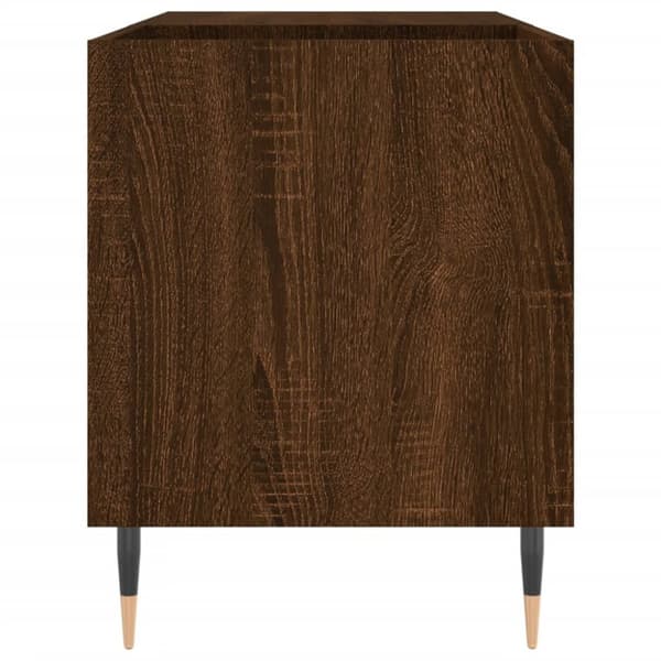 Stereobänk brun ek 85x38x48 cm konstruerat trä - Stereobänk - Stereo Bänk - Home & Living
