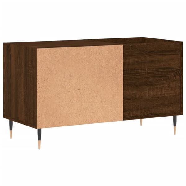 Stereobänk brun ek 85x38x48 cm konstruerat trä - Stereobänk - Stereo Bänk - Home & Living