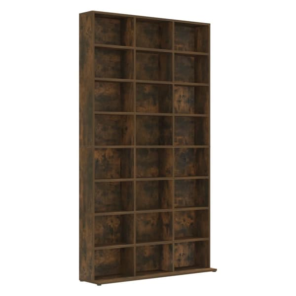 Kirjahylly savutammi 102x23x177,5 cm tekninen puu - CD-kaappi - CD-kaapit - Home & Living