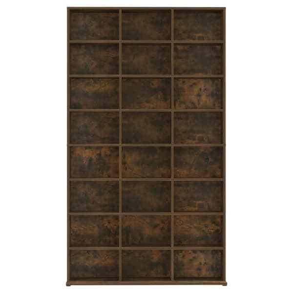 Kirjahylly savutammi 102x23x177,5 cm tekninen puu - CD-kaappi - CD-kaapit - Home & Living