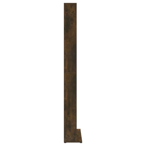 Kirjahylly savutammi 102x23x177,5 cm tekninen puu - CD-kaappi - CD-kaapit - Home & Living