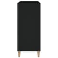 Pikkukuva 7 / 11: LP-levyjen säilytyskaappi musta 84,5x38x89 cm tekninen puu - Vinyylilevyjen Säilytys - LP-levyjen Säilytys - Home & Living