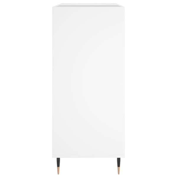 Stereobänk vit 84,5x38x89 cm konstruerat trä - Stereobänk - Stereo Bänk - Home & Living