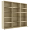 Miniatyrbillede 3 af 8: Cd-reol 102x23x89,5 cm konstrueret træ sonoma-eg - Cd-skab - Cd-skabe - Home & Living