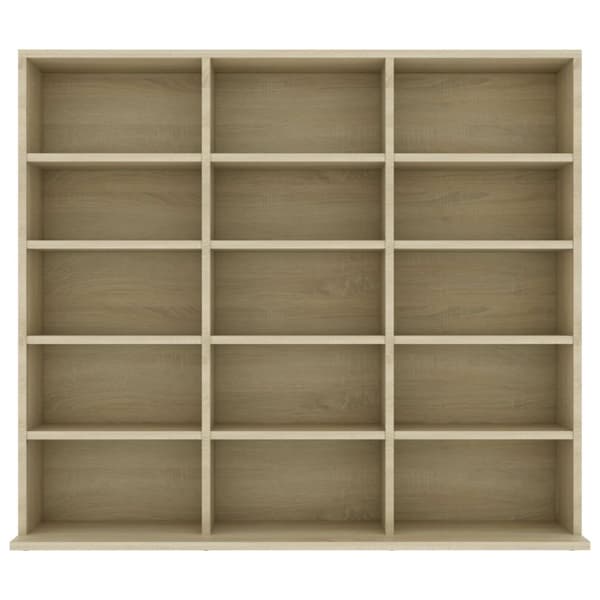 Cd-reol 102x23x89,5 cm konstrueret træ sonoma-eg - Cd-skab - Cd-skabe - Home & Living
