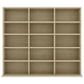 Miniatyrbillede 5 af 8: Cd-reol 102x23x89,5 cm konstrueret træ sonoma-eg - Cd-skab - Cd-skabe - Home & Living