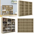 Miniatyrbillede 1 af 8: Cd-reol 102x23x89,5 cm konstrueret træ sonoma-eg - Cd-skab - Cd-skabe - Home & Living