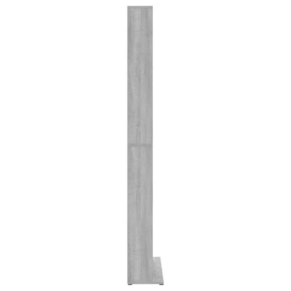 Reol 102x23x177,5 cm konstrueret træ grå sonoma-eg - Cd-reol - Cd-reoler - Home & Living