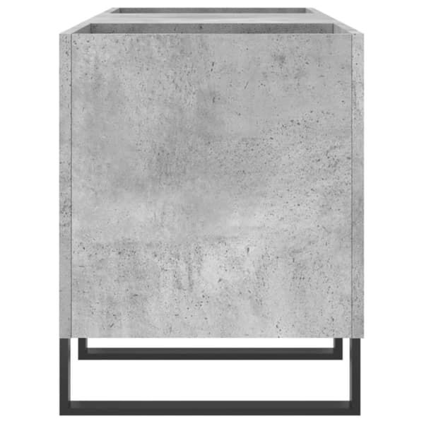 Stereobänk betong-grå 121x38x48 cm konstruerat trä - Stereobänk - Stereo Bänk - Home & Living