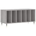 Pikkukuva 3 / 10: LP-levyjen säilytyskaappi harmaa Sonoma 100x38x48 cm puu - Levykaappi - Levykaapit - Home & Living