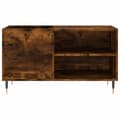 Pikkukuva 5 / 10: LP-levyjen säilytyskaappi savutammi 85x38x48 cm tekninen puu - Levykaappi - Levykaapit - Home & Living