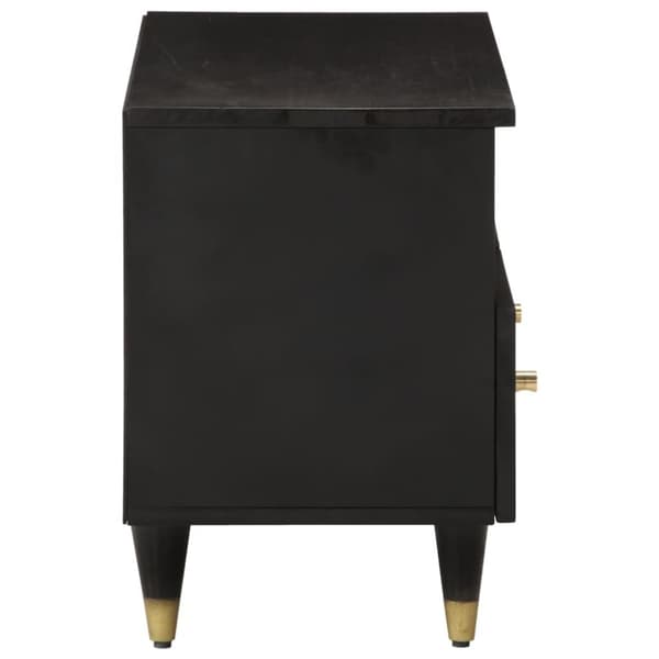 vidaXL Tv-bänk 70x33x46 cm massivt mangoträ