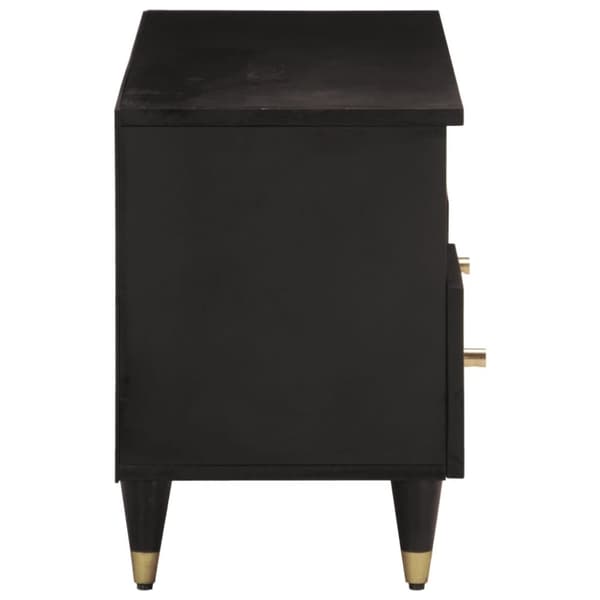 vidaXL TV-benk 100x33x46 cm heltre mango