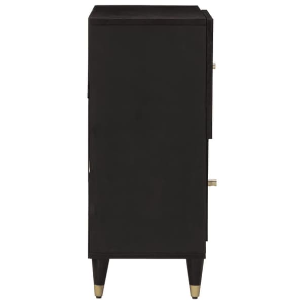 vidaXL Sideskap 80x33x75 cm heltre mango