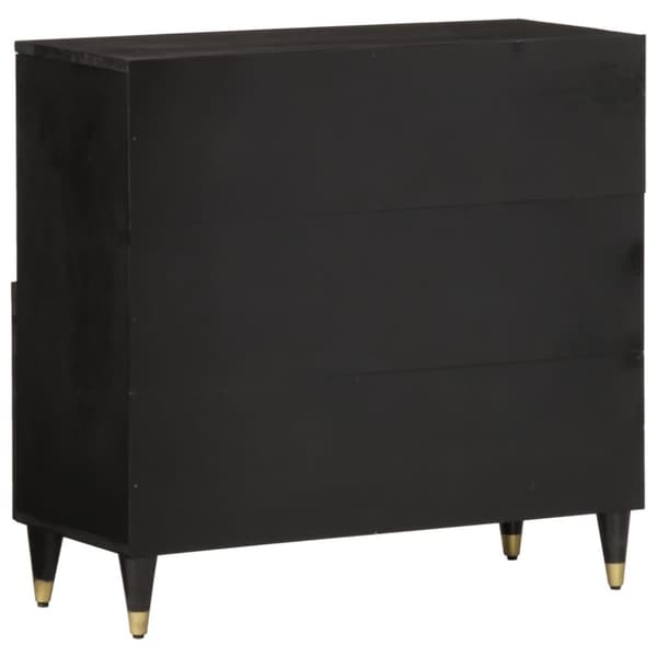 vidaXL Sideskap 80x33x75 cm heltre mango
