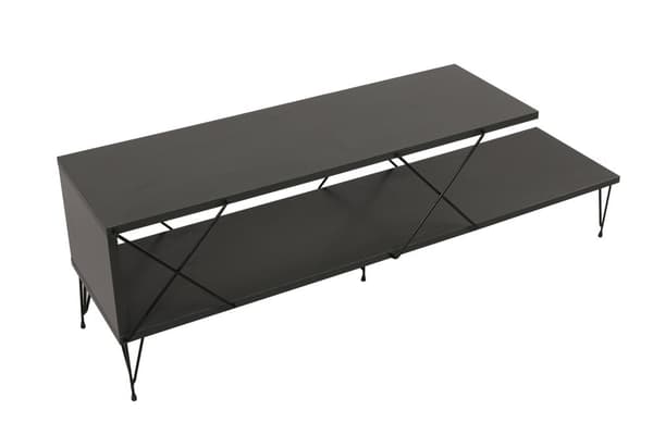 Chic Home Elmo TV-taso 120x30xK40 cm, harmaa