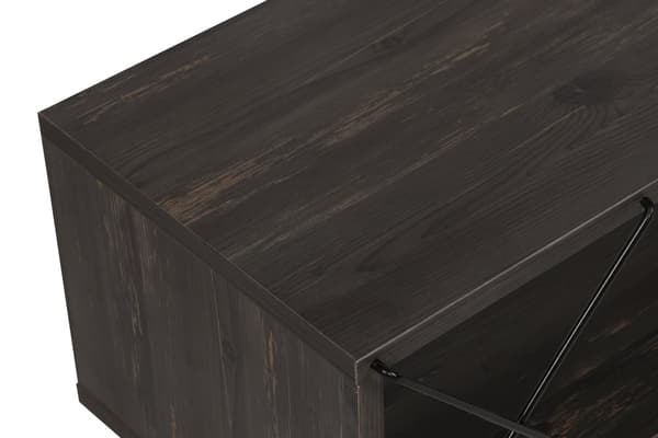 Chic Home Elmo TV-taso 120x30xK40 cm, tummanruskea