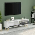 Pikkukuva 2 / 6: Chic Home Milena TV-taso 120 cm, valkoinen/antrasiitti