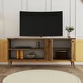 Pikkukuva 3 / 5: Chic Home Elmeri TV-taso 138x29,5xK60 cm, vaaleanruskea