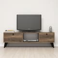 Pikkukuva 1 / 5: Chic Home Edvard TV-taso 138x29,5xK42,6 cm, ruskea