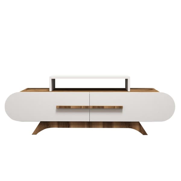 Chic Home Rosaliina TV-taso 145 cm, ruskea/valkoinen