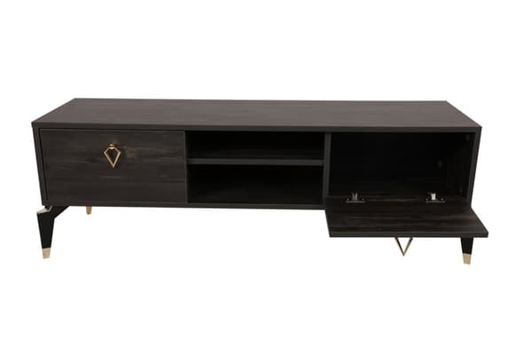 Chic Home Tarmo TV-taso 143x40xK47 cm, tummanruskea