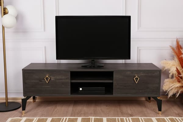 Chic Home Tarmo TV-taso 143x40xK47 cm, tummanruskea