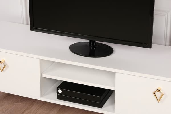 Chic Home Tarmo TV-taso 143x40xK47 cm, valkoinen
