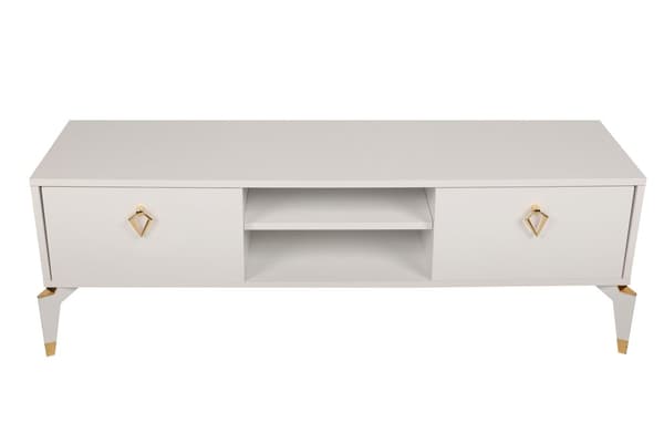 Chic Home Tarmo TV-taso 143x40xK47 cm, valkoinen