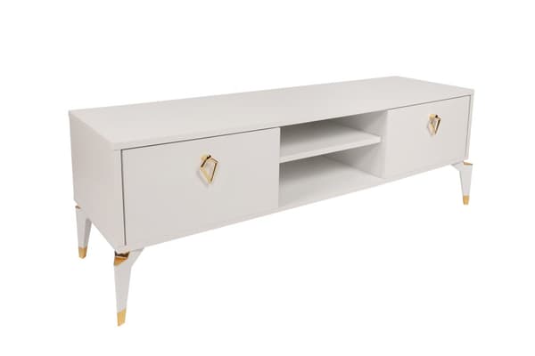 Chic Home Tarmo TV-taso 143x40xK47 cm, valkoinen