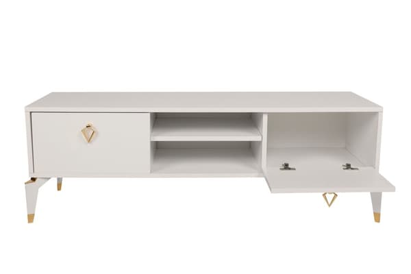 Chic Home Tarmo TV-taso 143x40xK47 cm, valkoinen