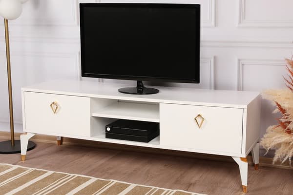 Chic Home Tarmo TV-taso 143x40xK47 cm, valkoinen