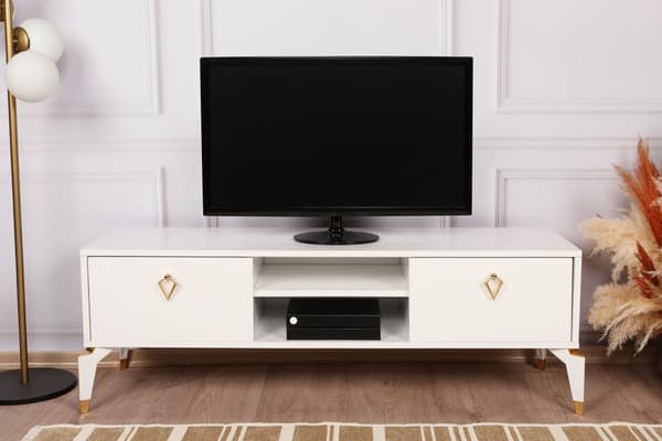 Chic Home Tarmo TV-taso 143x40xK47 cm, valkoinen