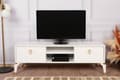 Pikkukuva 1 / 9: Chic Home Tarmo TV-taso 143x40xK47 cm, valkoinen