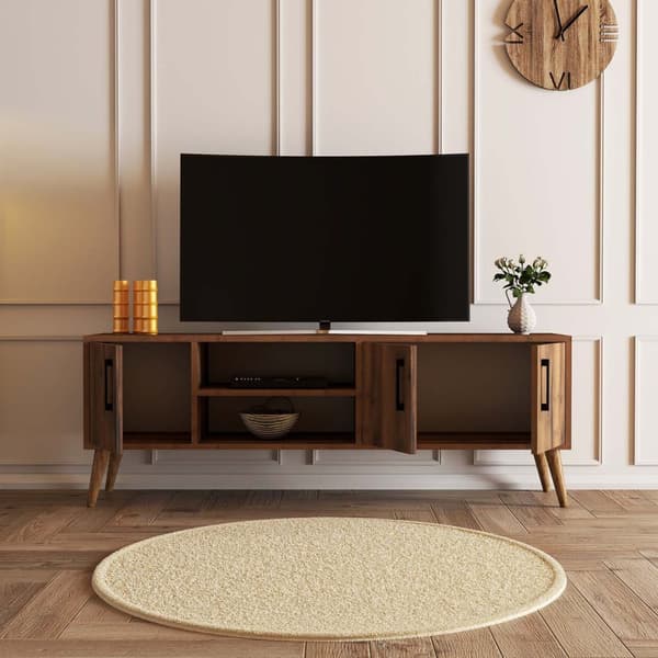 Chic Home Edvin TV-taso 150x34xK52 cm, tummanruskea