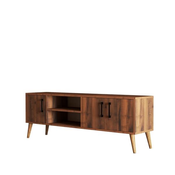 Chic Home Edvin TV-taso 150x34xK52 cm, tummanruskea