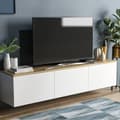 Pikkukuva 6 / 8: Chic Home Neeta TV-taso 160 cm, valkoinen/vaaleanruskea