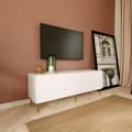 Pikkukuva 2 / 5: Chic Home Sisu TV-taso 150x40xK40 cm, valkoinen