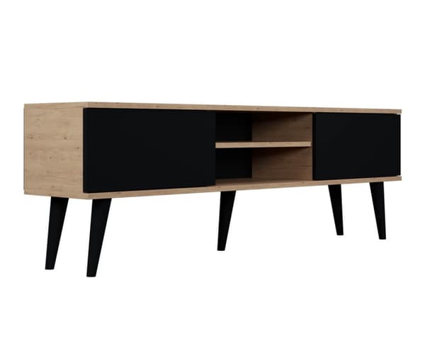 Kocot Toronto TV-taso 160cm, musta/beige