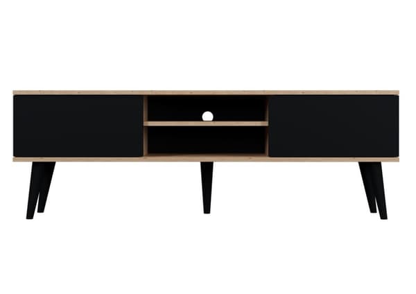 Kocot Toronto TV-taso 160cm, musta/beige