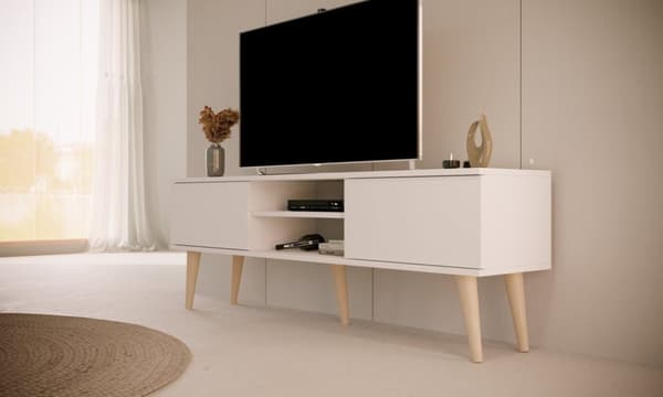 Kocot Toronto TV-taso 160cm, valkoinen