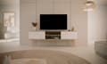 Pikkukuva 3 / 9: Kocot Toronto TV-taso 160cm, valkoinen/beige