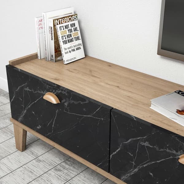 Chic Home Susanna TV-taso 178 cm, musta/beige