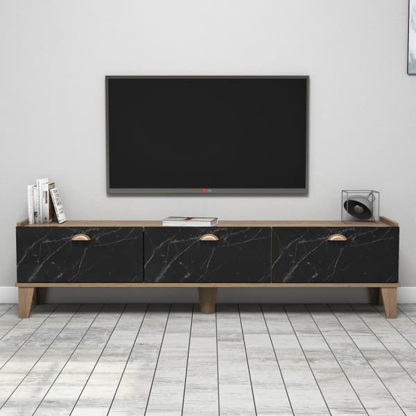 Chic Home Susanna TV-taso 178 cm, musta/beige
