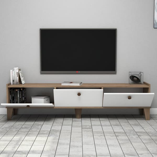 Chic Home Susanna TV-taso 178 cm, valkoinen/beige