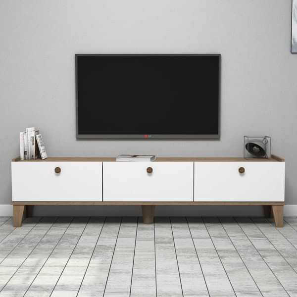 Chic Home Susanna TV-taso 178 cm, valkoinen/beige