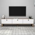 Pikkukuva 2 / 6: Chic Home Susanna TV-taso 178 cm, valkoinen/beige