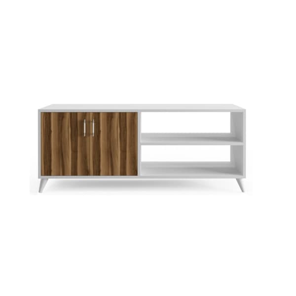 Chic Home Henri TV-taso 150x40xK70 cm, valkoinen/ruskea